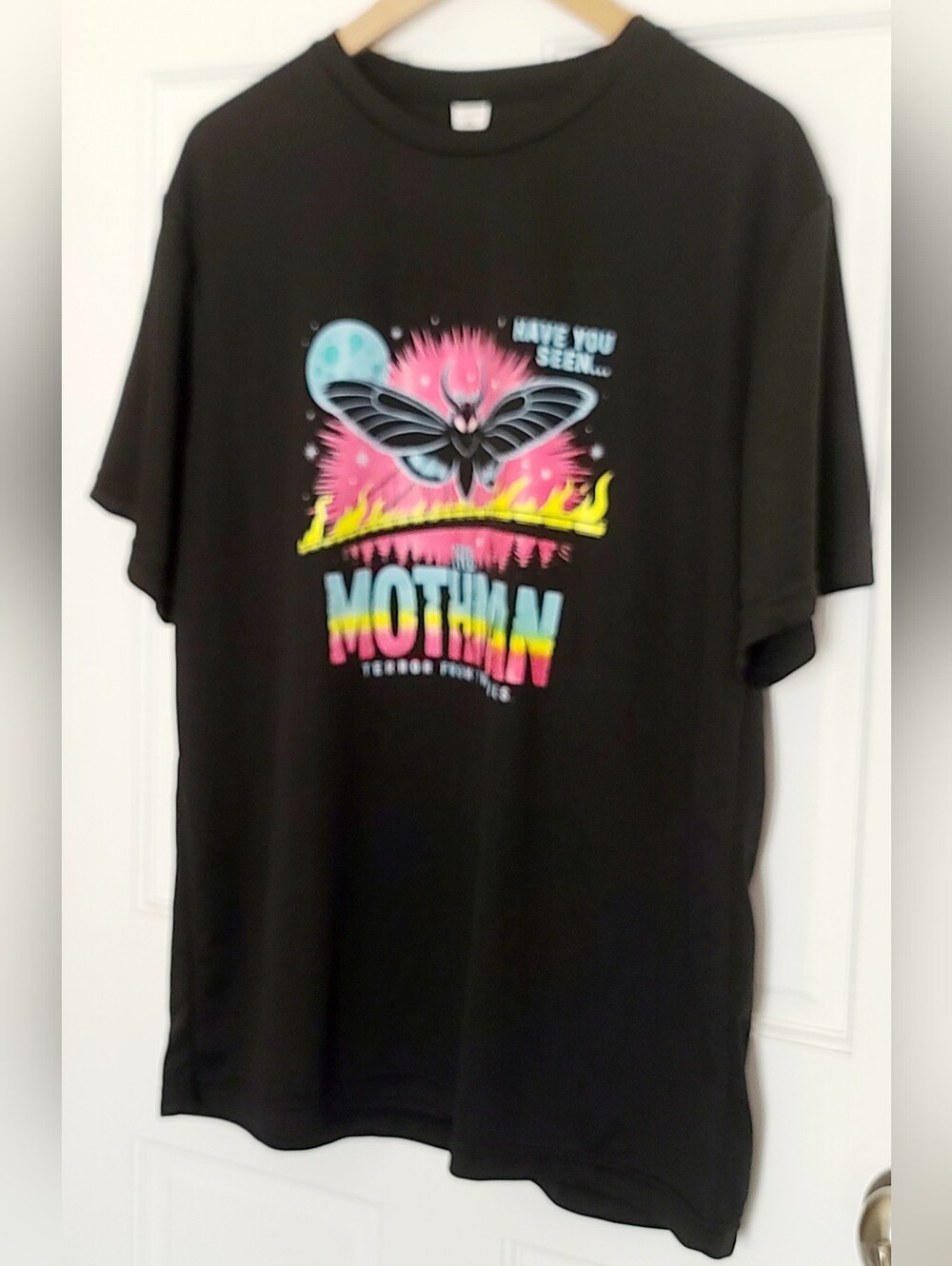 Wicked Clothes "Have You Seen the Mothman" Cryptid Graphic Men's Size XL